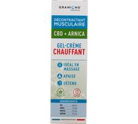 Granions Gel-Crema Calentador Relajante Muscular - CBD + Árnica - 75 ml