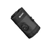 Granite Quiver Bolsa de Sillín, Cierre de Rueda, para Dropper | montaje bajo sillín con trinquete, nylon, tres compartimentos, bolsillo con cremallera, 65 g, para MTB, carretera y gravel