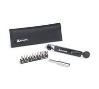 Granite Rocknroll TQ Torque Ratchet kit de herramientas para bicicletas, kit de multiherramientas para bicicletas con 10 puntas de herramientas y barra de extensión (Negro)