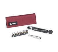 Granite Rocknroll TQ Torque Ratchet kit de herramientas para bicicletas, kit de multiherramientas para bicicletas con 10 puntas de herramientas y barra de extensión (Rojo)