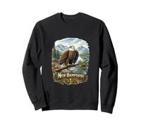 Granito de águila de montaña de New Hampshire Sudadera