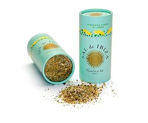 Granito Sal de mesa Pimienta Verde y Limón Sal de Ibiza 85 g