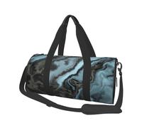 Granito Verde Azulado Oscuro, Bolsa de Viaje de Gran Capacidad, Bolso Redondo, Bolsa de Viaje Deportiva, Bolsa de Mano, Bolsa de Fitness