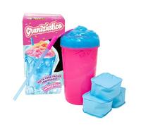 Granizástico - Vaso para granizados caseros | Convierte Cualquier Bebida en granizado en Minutos, Incluye Pajita, Cuchara y Cubos Reutilizables