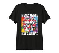 Granja Avícola Menos Gente Más Gallinas Ave De Corral Camiseta Premium
