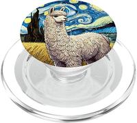 Granja de Alpaca Farmer - Van Gogh Starry Night Style PopSockets PopGrip para MagSafe