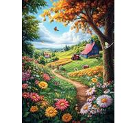 Granja de otoño Rompecabezas 300 Piezas Cartón para Principiantes Cuentos de Hadas de Animales y Plantas Vacaciones Y Fines De Semana Hobby Y Ocio Calidad Profesional Regalo Cumpleaños 300 PCS