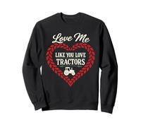 Granja Esposa Tractor Heartbeat País Esposa Rural Mamá Vida Sudadera
