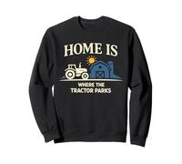 Granja Esposa Tractor Heartbeat País Esposa Rural Mamá Vida Sudadera