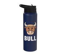 Granja linda del corral de la vaca del bisonte del toro para Stainless Steel Insulated Water Bottle