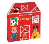 Granja - Llibre escenari desplegable amb animals, tractor i peces per jugar | Llibre interactiu infantil | A partir de 3 anys (CATALAN)
