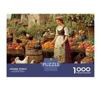 Granja Rompecabezas Granjaer in Vegetable Garden Cartón Reciclado 1000 Piezas, 12+, Entrenamiento Cerebral, Regalo Personalizado, Decoración Pared, Actividad Vacacional 70x50cm/1000pcs