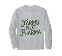 Granjas no farmacéuticas Alimentos como Medicina Agricultura sostenible Humor Manga Larga