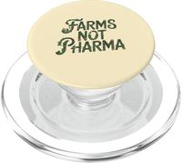 Granjas no farmacéuticas Alimentos como Medicina Agricultura sostenible Humor PopSockets PopGrip para MagSafe