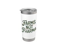 Granjas no farmacéuticas Alimentos como medicina Agricultura sostenible Humor Vaso térmico de acero inoxidable de doble pared