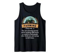 Granjero Agricultura Definición Humor Granja Diseño de Citas Rurales Camiseta sin Mangas