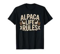 Granjero De Alpacas Alpaca Criador Vida En Granja Fibra Camiseta