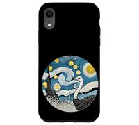 Granjero de avestruz - Van Gogh Starry Night Style Carcasa para iPhone XR