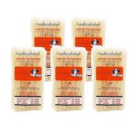 Granjero - fideos de Asia de 3 mm de ancho - paquete de 5 (5 x 400 g) - fideos de arroz tailandés