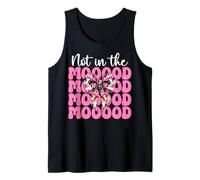 Granjero lechero Vaca Agricultura Lácteos Chica Mamá No En El Mooood Camiseta sin Mangas