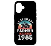 Granjero Legendario Nacido en 1985, Regalos de 40 cumpleaños de Granjero Carcasa para iPhone 16