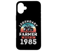 Granjero Legendario Nacido en 1985, Regalos de 40 cumpleaños de Granjero Carcasa para iPhone 16 Plus