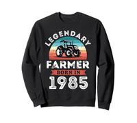 Granjero Legendario Nacido en 1985, Regalos de 40 cumpleaños de Granjero Sudadera