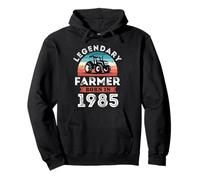 Granjero Legendario Nacido en 1985, Regalos de 40 cumpleaños de Granjero Sudadera con Capucha