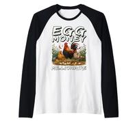 Granjero millonario de Dinero del Huevo Camiseta Manga Raglan