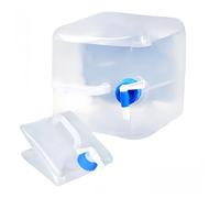 Granmagazz 10 litros de agua plegable, contenedor de agua plegable con boquilla, bidones para agua con asa portátil para viajes, camping, picnic