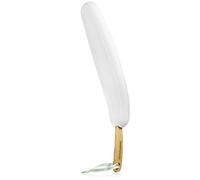 GranNaturals Aplicador de Crema para Espalda, Pies y Piernas - Cepillo Corporal con Mango Curvo de Madera de Fácil Acceso para Echarse Loción Bronceadora, Antiacné, Gel - Ayuda para Ancianos - Grande