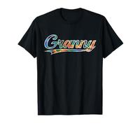 Granny Grandmother Nana Gift Tie Dye Vintage Varsity Camiseta