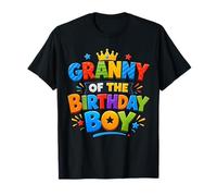 Granny of The Birthday Boy Cute Family Birthday Party Camiseta