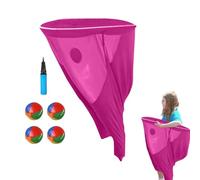 Granny Pants Outdoor Game, Portable Interactive Multiplayer Pants Relay Set, Hilarious Family Gathering Activity, for Classroom, Carnival, Beach, Picnic, Birthday, Wedding, Camping, 78cm Pink Blue
