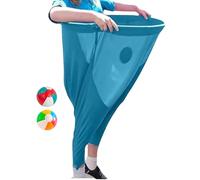 Granny Pants Yard Game, Bolsas de Carreras de Saco para niños, Juegos de Carreras de relevos en el Patio Trasero, Divertido Juego de Pantalones elásticos Gigantes con 2 Bolas rebotantes
