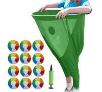 Granny Pants Yard Game, Divertido Juego de Lanzamiento, Juego de Atrapar al Aire Libre, Divertidos Pantalones de Abuela Elásticos Gigantes, con 12 Pelotas Saltarinas y 1 Bomba de Aire