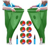 Granny Pants Yard Game, Granny Pants Outdoor Game with Bouncy Balls and Pumps, Fun Outdoor Party Game for Adults, Family Reunions,Backyard Parties and Team-Building Activities