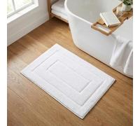 GRANNY SAYS Alfombrilla Baño 40x60 cm, Antideslizante Bañera, Alfombra de Baño, Alfombrilla Baño Secado Rápido, Alfombras para Baño, Alfombra Bañera Blanco