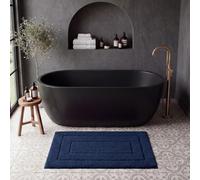 GRANNY SAYS Alfombrilla Baño 40x60 cm, Antideslizante Bañera, Alfombra de Baño, Alfombrilla Baño Secado Rápido, Alfombras para Baño, Alfombra Bañera Azul Marino
