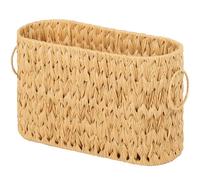 GRANNY SAYS Almacenamiento de Papel Higiénico, Cesta Almacenaje Papel Higienico, Organizador de Papel Higiénico, Almacenaje Baño Portarollos de Mimbre, Soportes para Revistas y Periódicos, Amarillo