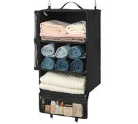 GRANNY SAYS Organizador de Viaje Colgante de 3 estantes, estantes Colgantes portátiles de Viaje, Cubos de Embalaje Colgantes para Almacenamiento, Grande Organizador de Ropa Colgante de compresión