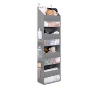 GRANNY SAYS Organizador Puerta Colgante de 4 Bolsillos, Pack de 1 Organizador Colgante sobre la Puerta, Organizador Puerta, Organizador Colgante Puerta, Over Door Hanging Organizer, Gris