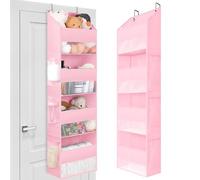 GRANNY SAYS Organizador Puerta Colgante de 4 Bolsillos, Pack de 1 Organizador Colgante sobre la Puerta, Organizador Puerta, Organizador Colgante Puerta, Behind of Door Hanging Organizer, Rosa