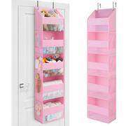 GRANNY SAYS Organizador Puerta Colgante de 5 Bolsillos, Pack de 1 Organizador Colgante sobre la Puerta, Organizador Puerta, Organizador Colgante Puerta, Over Door Hanging Organizer, Rosa