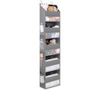 GRANNY SAYS Organizador Puerta Colgante de 5 Bolsillos, Pack de 1 Organizador Colgante sobre la Puerta, Organizador Puerta, Organizador Colgante Puerta, Over Door Hanging Organizer, Gris