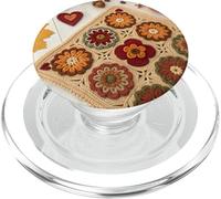 Granny Square Patrón otoño otoño PopSockets PopGrip para MagSafe