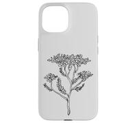 Grano de oveja, ilustración de flores silvestres, jardín pradera Carcasa para iPhone 15