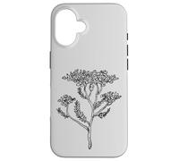Grano de oveja, ilustración de flores silvestres, jardín pradera Carcasa para iPhone 16