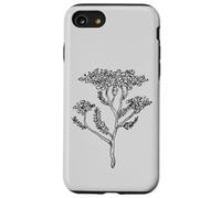 Grano de oveja, ilustración de flores silvestres, jardín pradera Carcasa para iPhone SE (2020) / 7 / 8