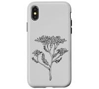 Grano de oveja, ilustración de flores silvestres, jardín pradera Carcasa para iPhone X/XS